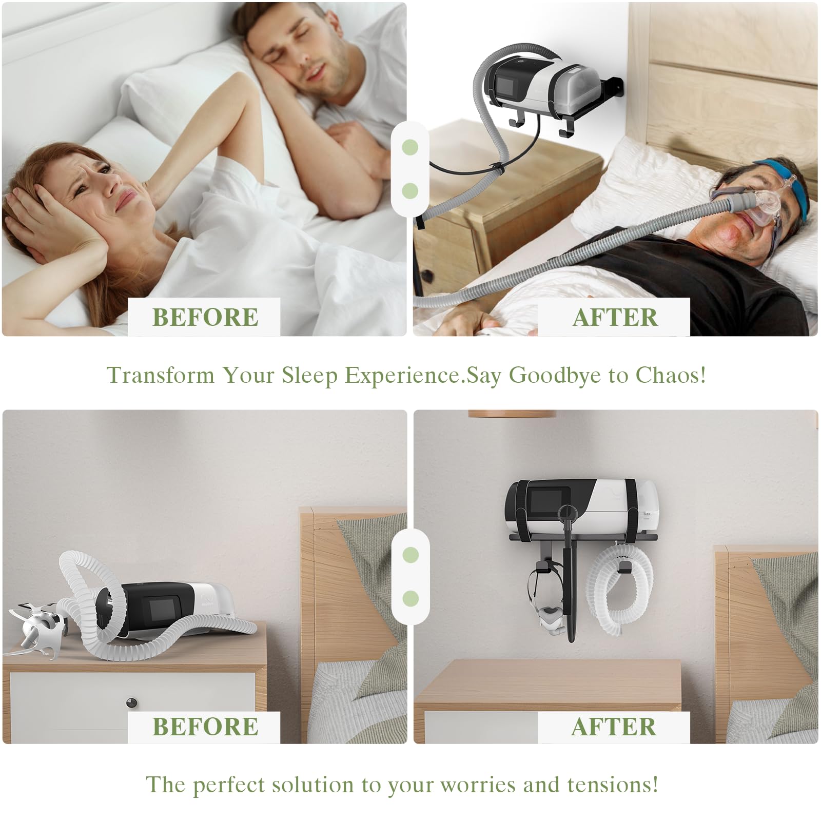 DUDUXI AirSense 11 compatible mount simplifies bedside setup