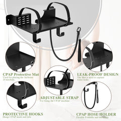 DUDUXI CPAP bedside organizer clears floor space for easier movement