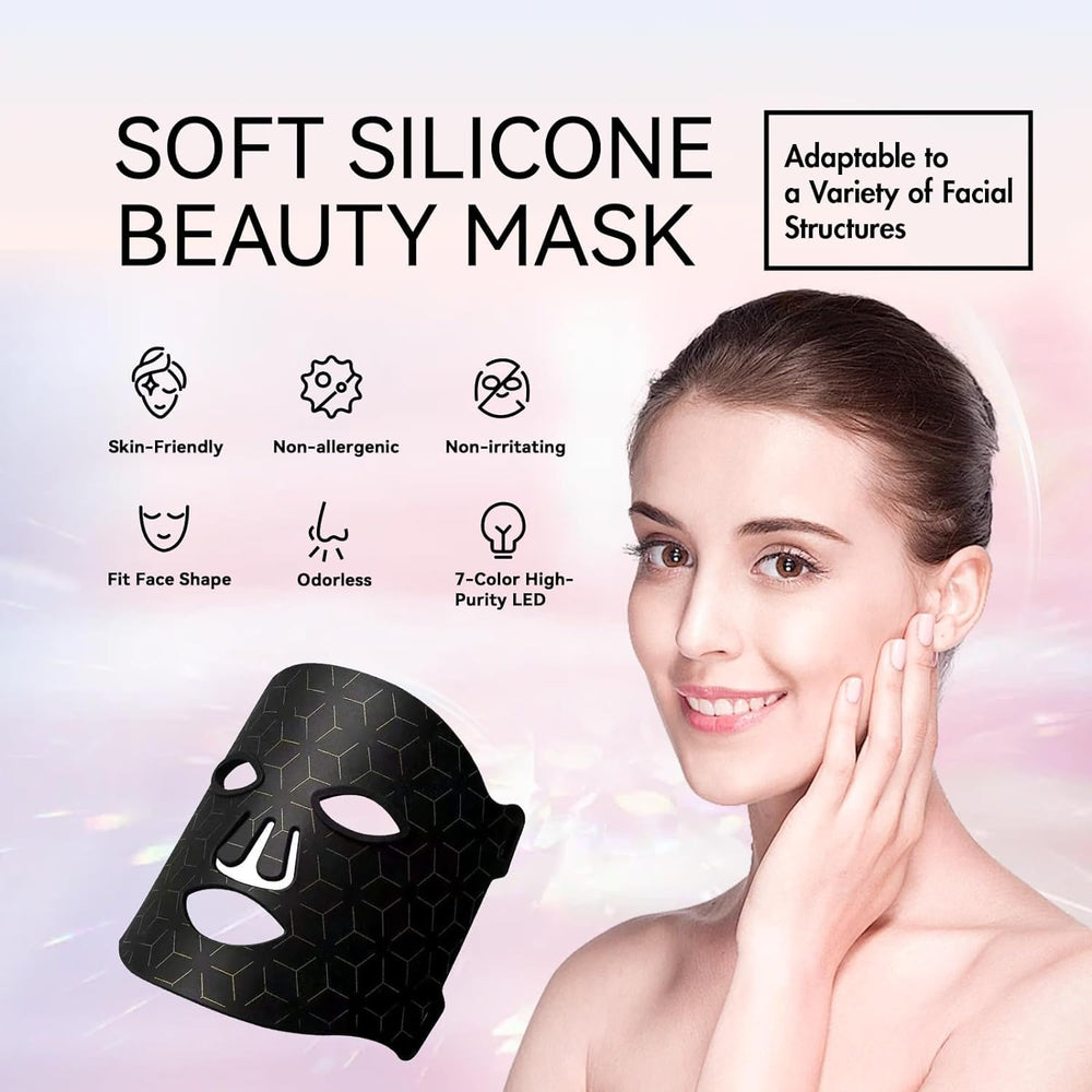 Duevie face mask remote demonstrates cordless 850nm infrared therapy at home
