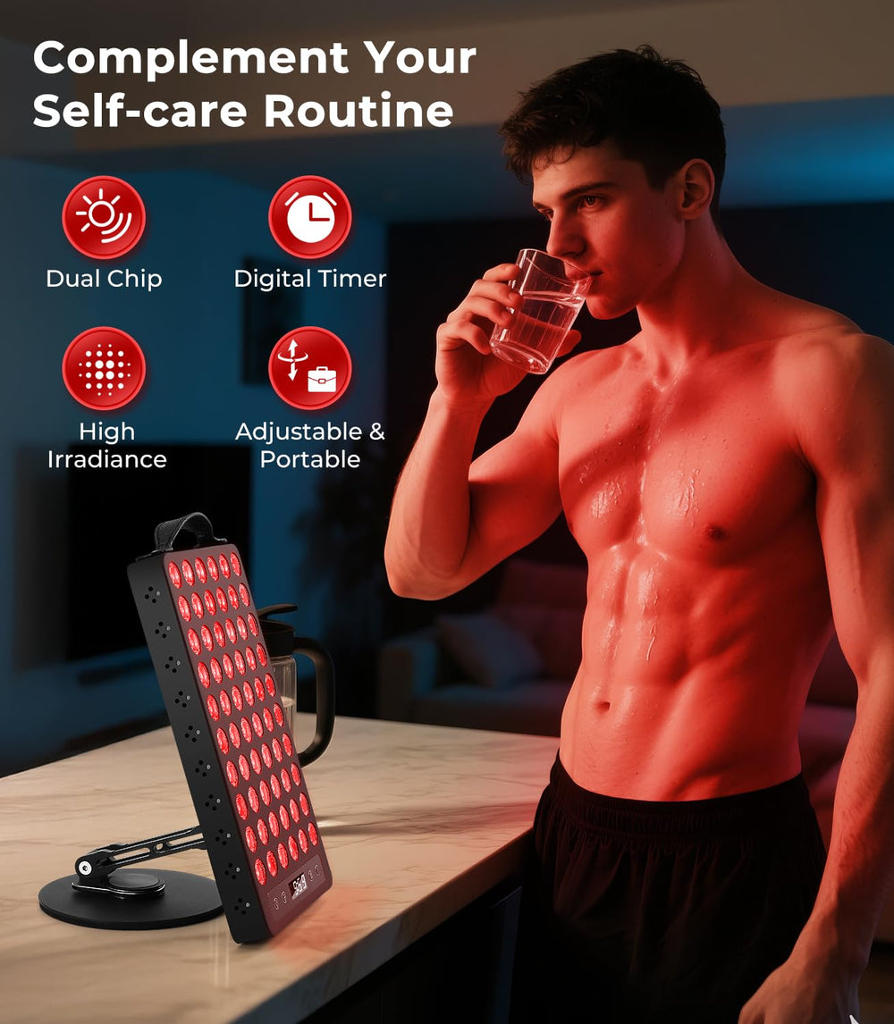Duiup 850nm near-infrared LEDs provide deeper tissue therapy.