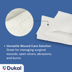 Dukal 224 Oil Emulsion Dressing supports enhanced wound drainage for moisture management