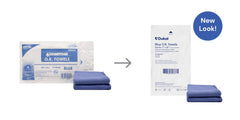 Dukal CSR-wrapped sterile towels maintain sterility and simplify prep.
