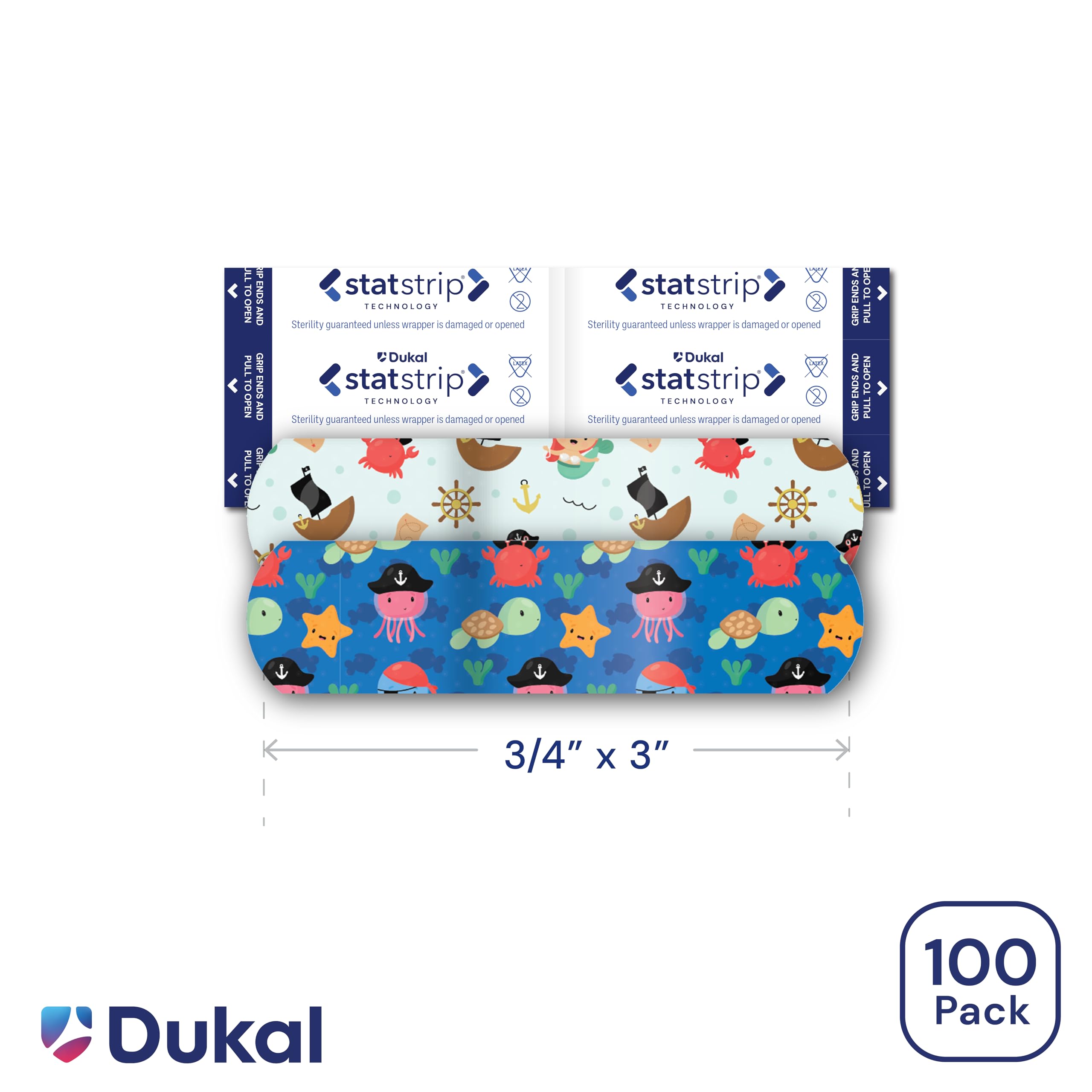 Dukal Mateys bandages durable for school, home, and travel