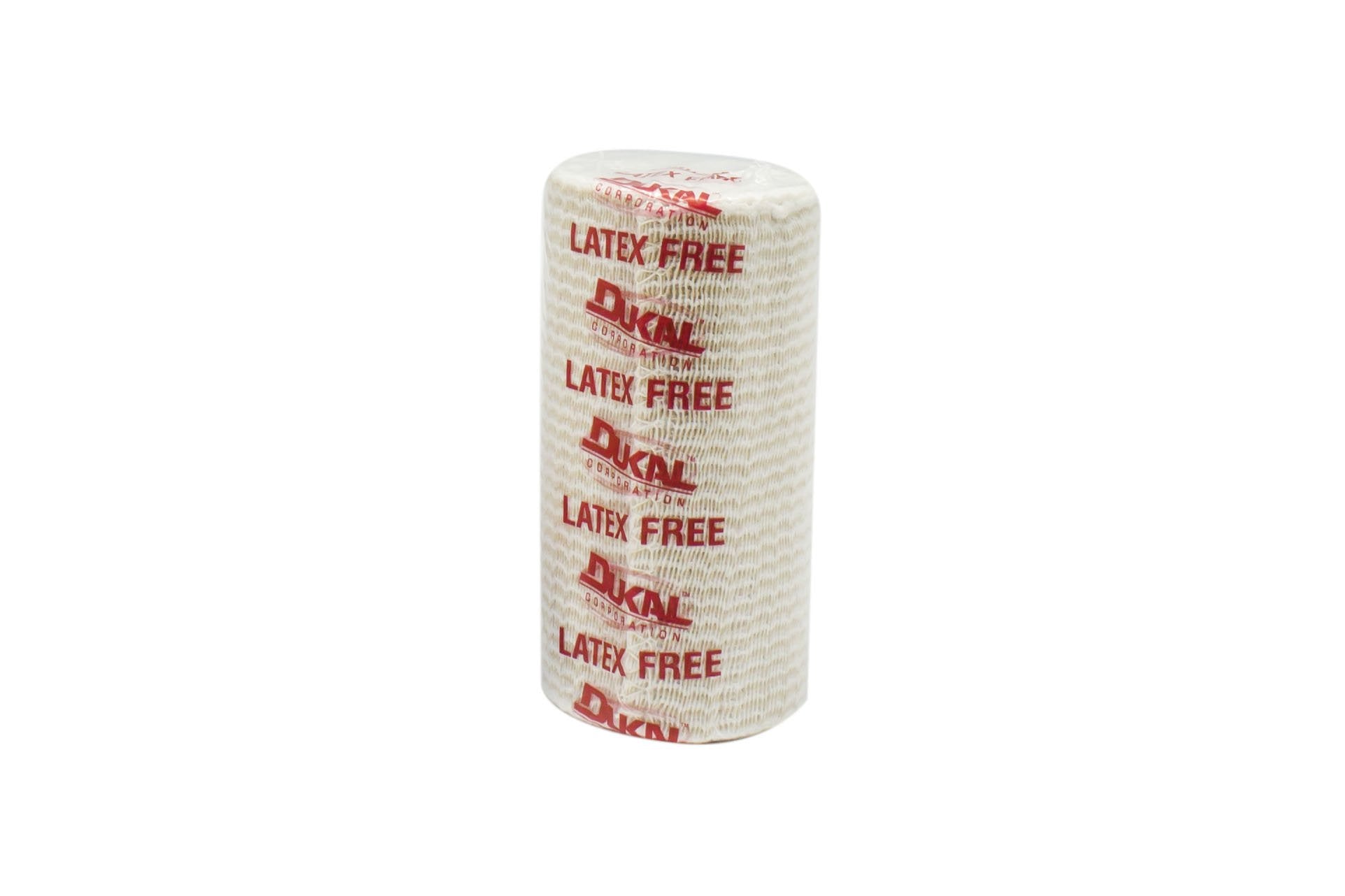 DUKAL latex-free bandage in perforated carton for easy dispensing