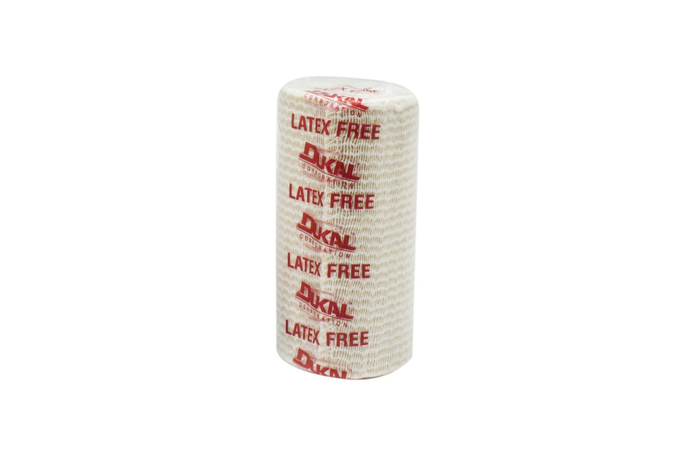 DUKAL latex-free bandage in perforated carton for easy dispensing
