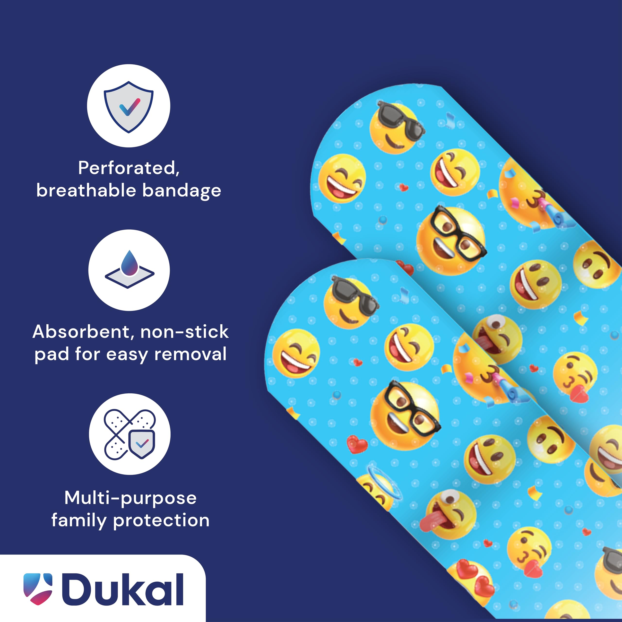 DUKAL long-lasting adhesive bandage in use during activity