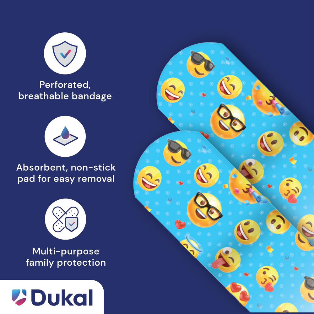 DUKAL long-lasting adhesive bandage in use during activity