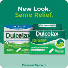 Dulcolax rectal-application demonstrates discreet insertion for relief.