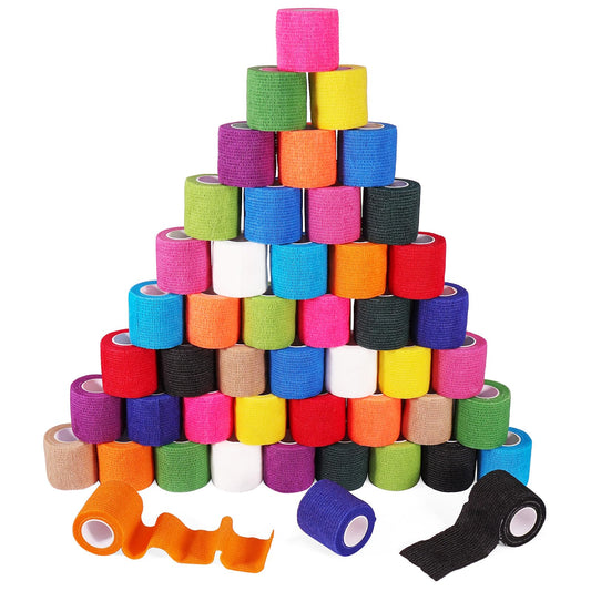 DUOQIAN bandage wrap roll close-up texture showing breathable elastic fabric