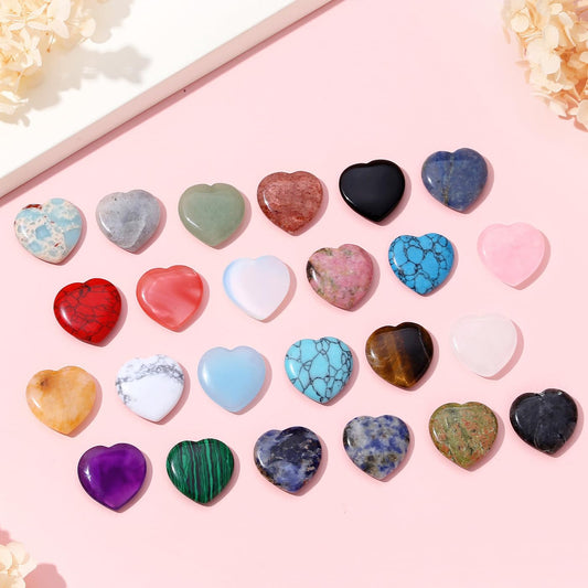DUQGUHO heart crystal blue aventurine supports focus during study or work