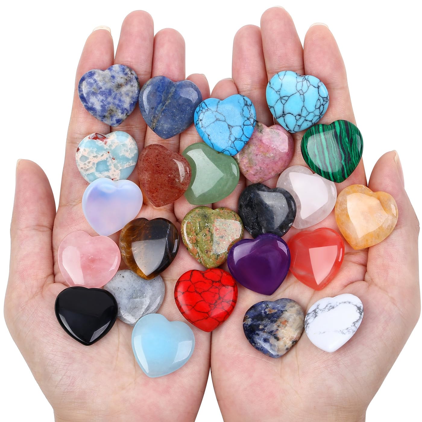 DUQGUHO heart crystal malachite encourages balance and reflection