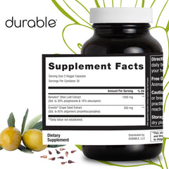 Nutrition facts panel shows per-serving details for easy tracking.
