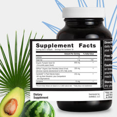 Doctor-formulated Durable Prostate capsules for men's wellness.