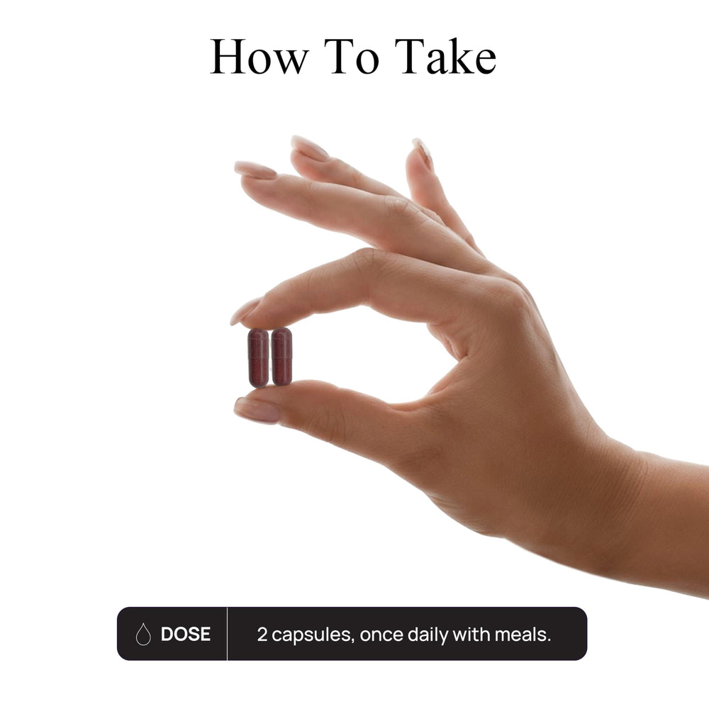 Durable RED Yeast Rice dosage label outlining 1,600 mg per serving