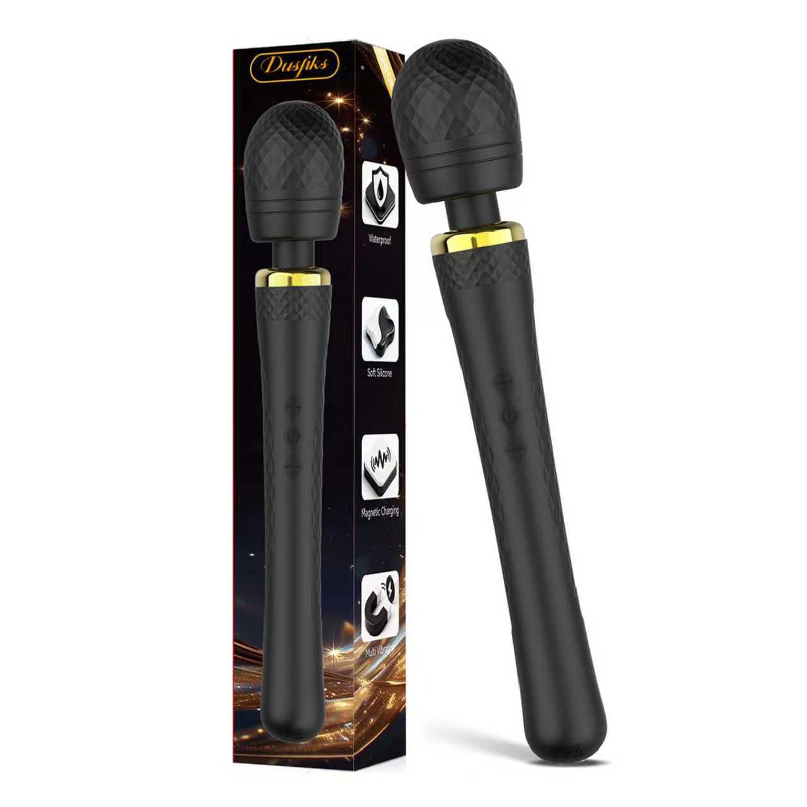 Dusfiks Personal Wand Massager front view for targeted muscle relief and easy handling.