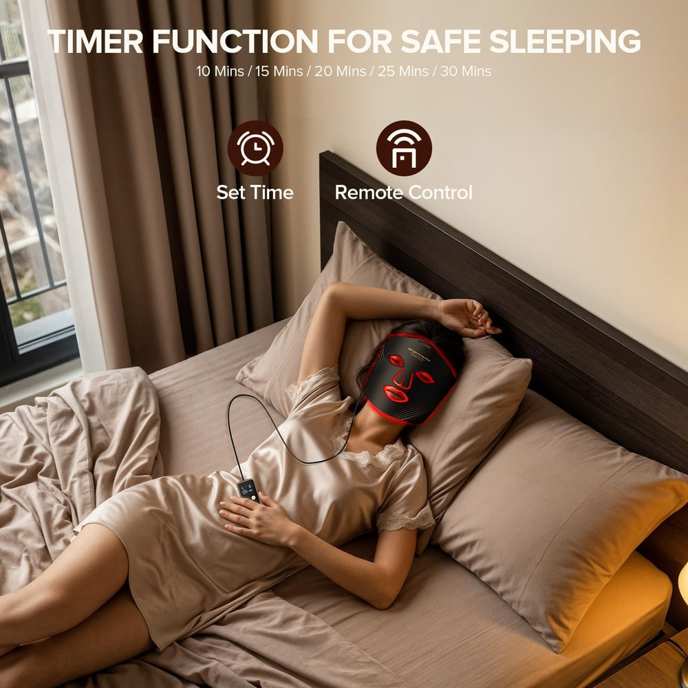 Duuckin mask includes ice-pack accessories for cooling comfort.
