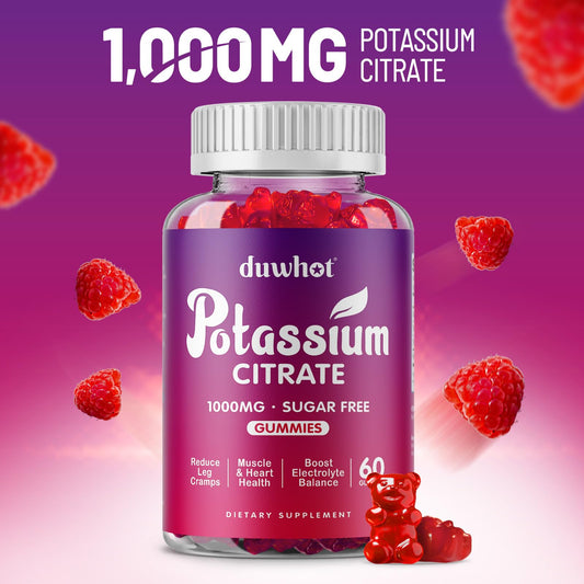 duwhot potassium citrate gummies pour for convenient serving.