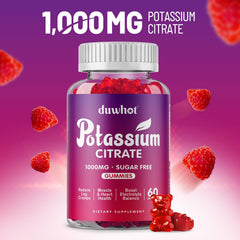 duwhot potassium citrate gummies pour for convenient serving.
