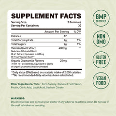 duwhot valerian root gummies apple-flavored close-up highlights tasty sleep aid