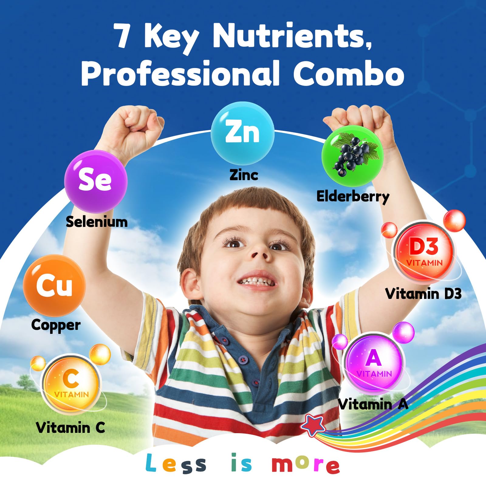 Duwhot zinc-copper-selenium-elderberry formula for balanced nutrition.