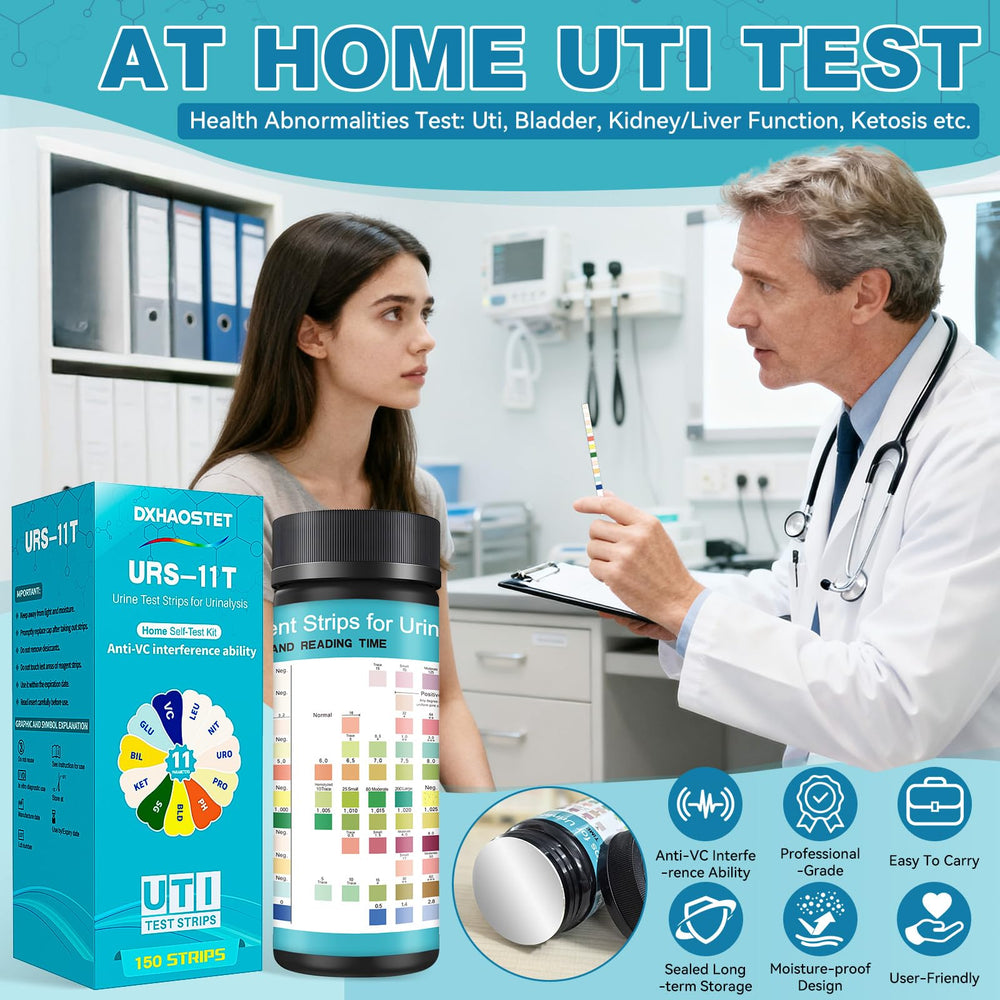 DXHAOSTET color chart to read urine strip results easily