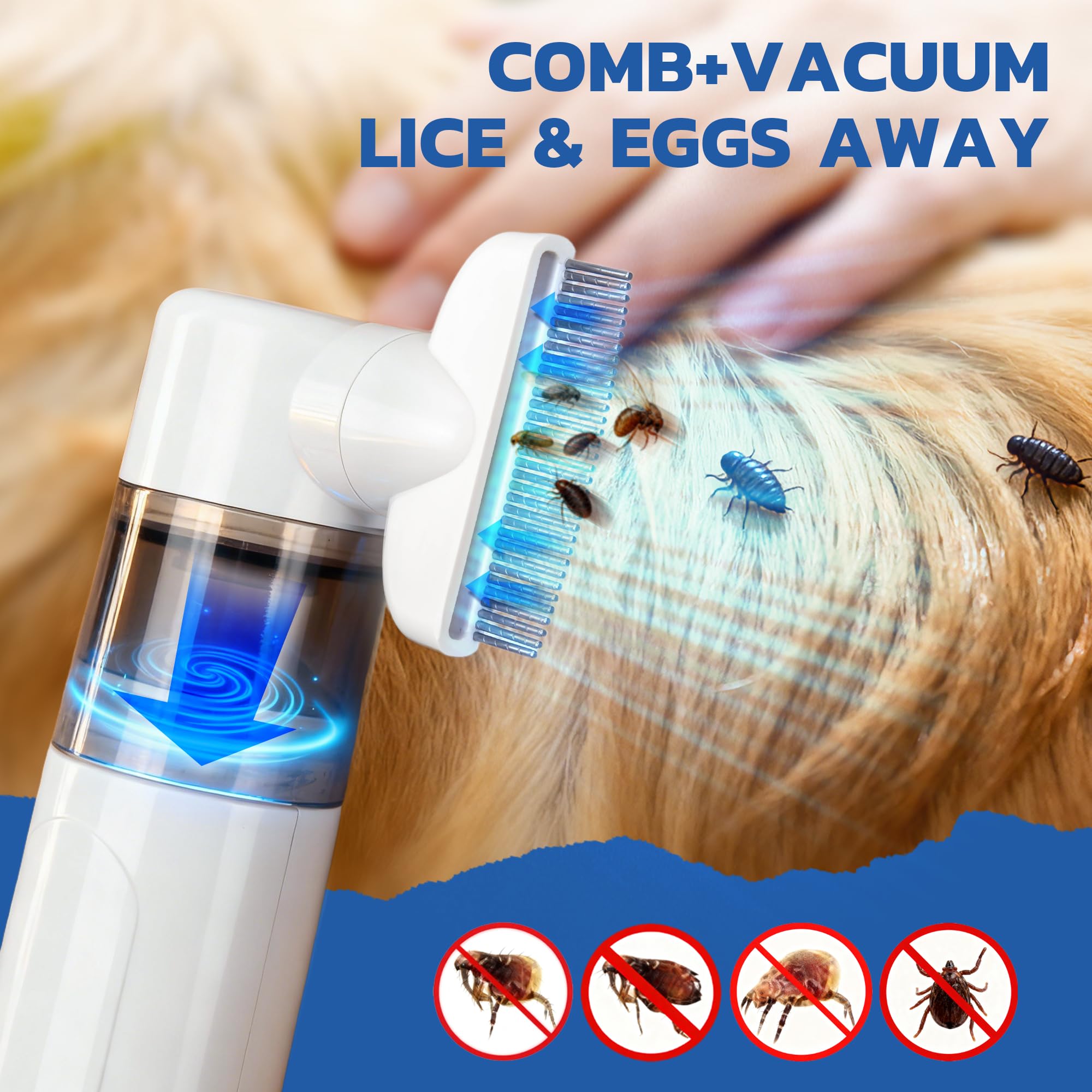Dyhodu 2-in-1 detangling and lice comb for everyday grooming.