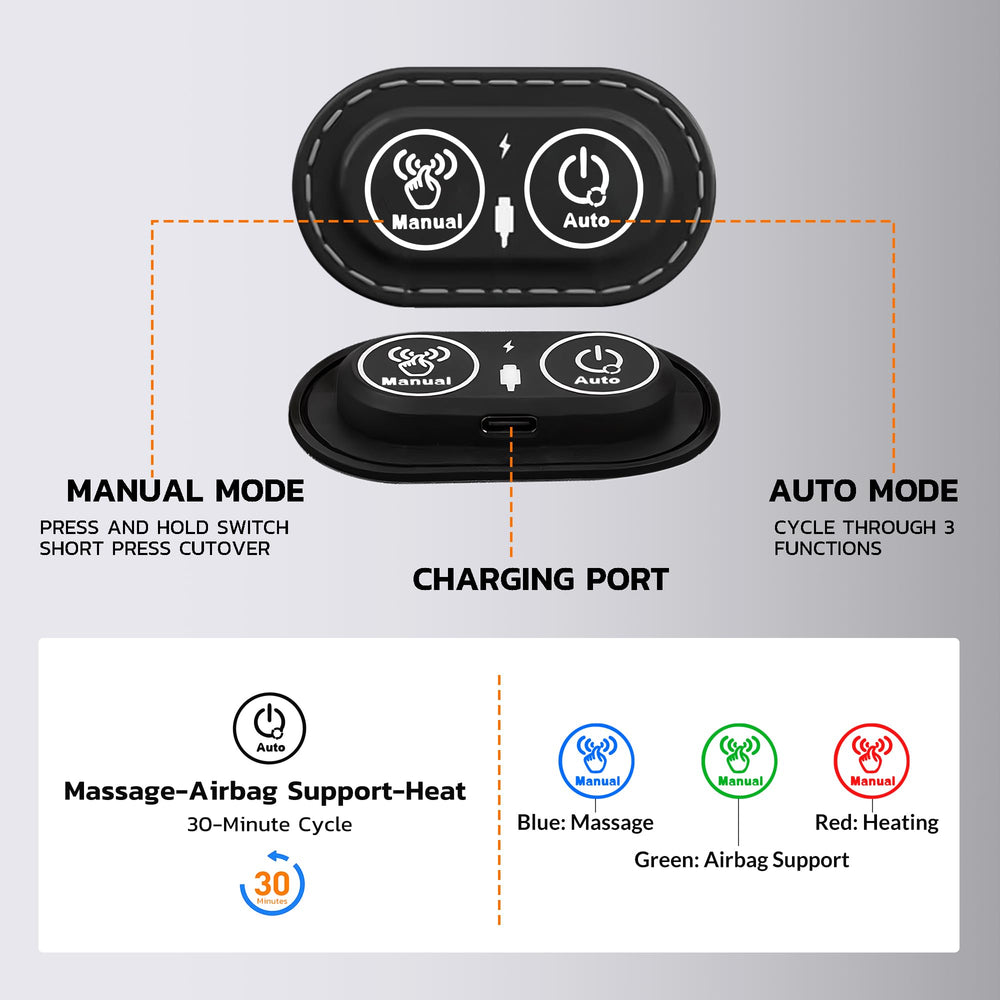 Dyhodu heat and vibration settings enable customizable comfort