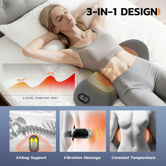 Dyhodu multi-function lumbar-support for bed, chair, or travel