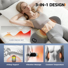 Dyhodu multi-function lumbar-support for bed, chair, or travel