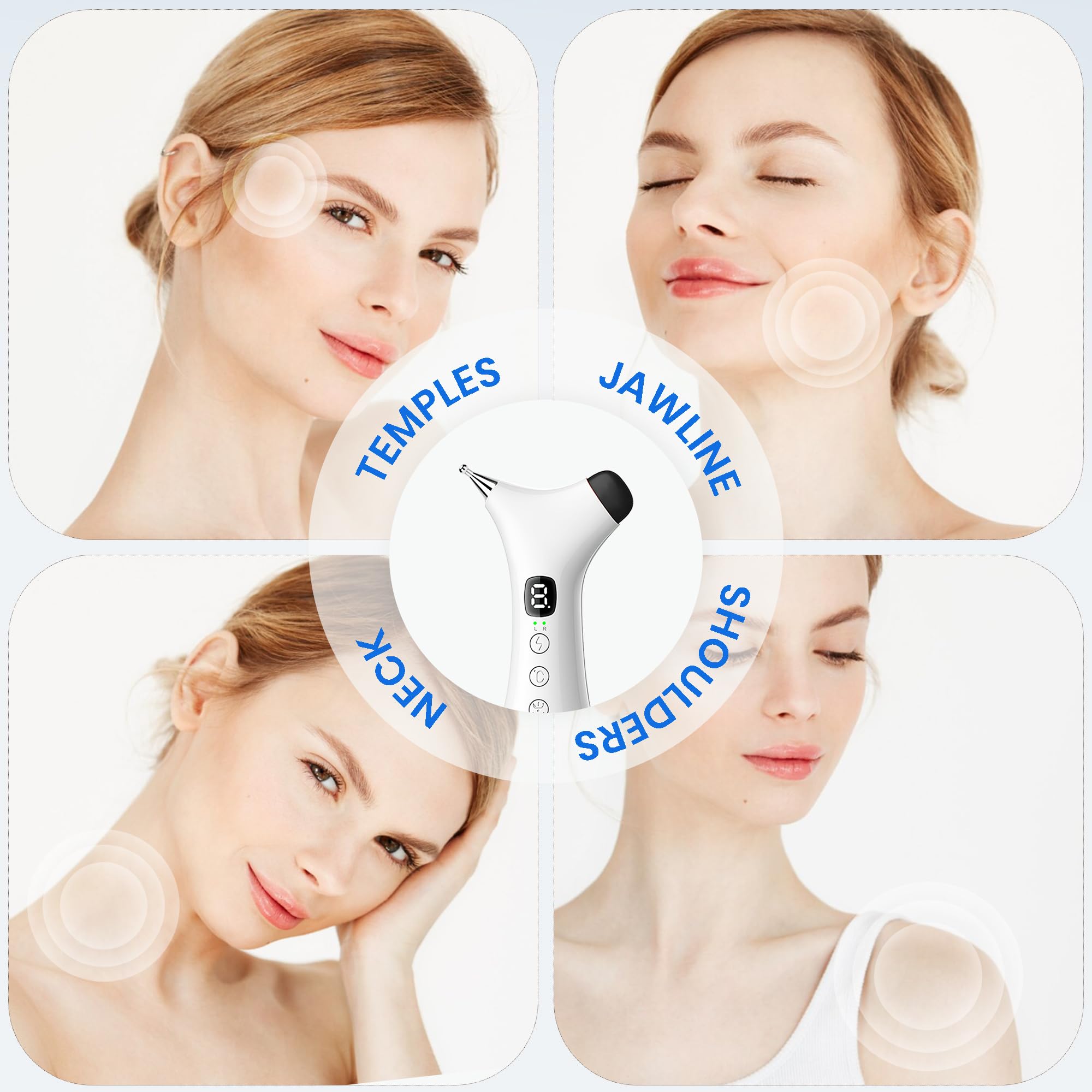 Dyhodu TMJ Massager Pen vibration mode targets facial tension