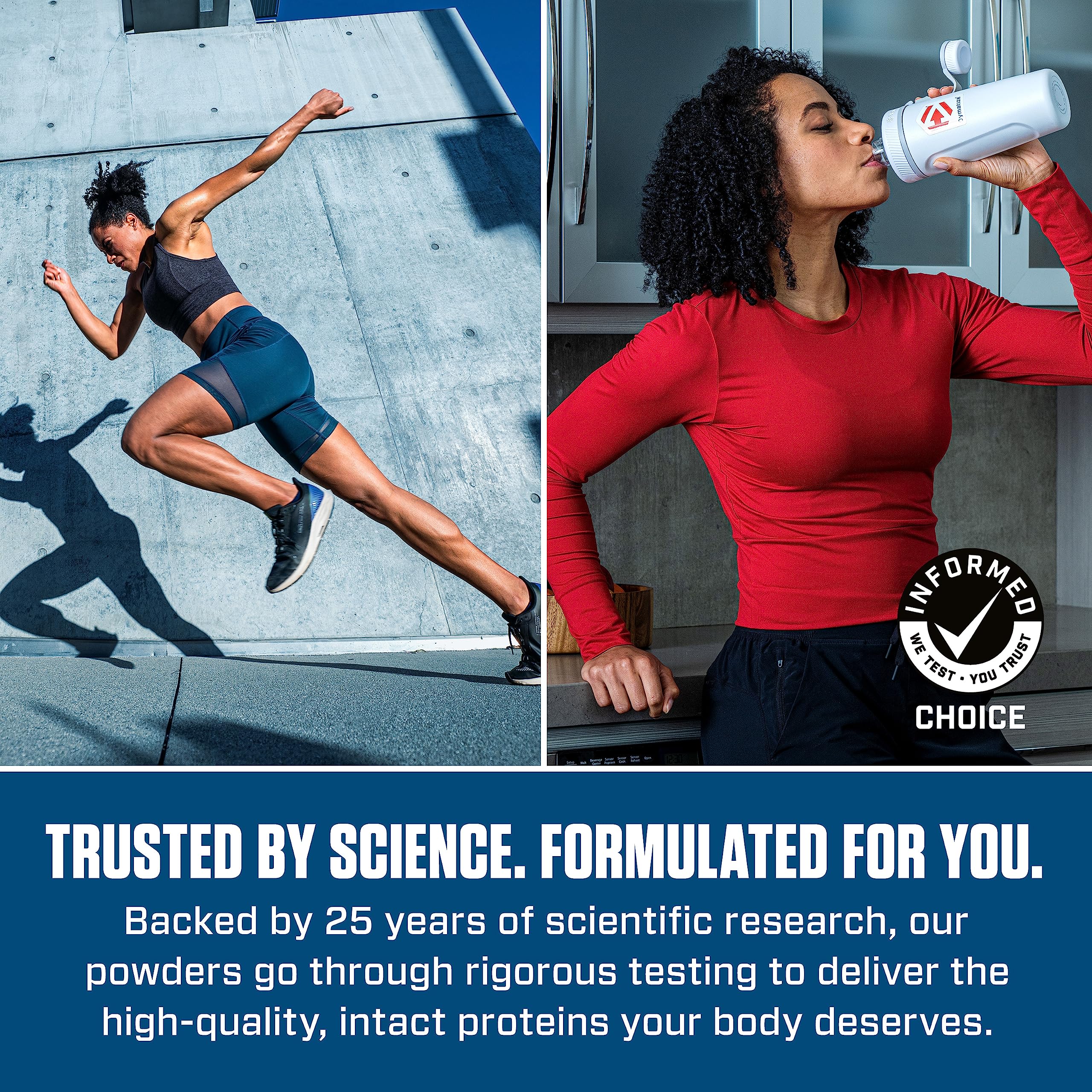 Dymatize Elite Casein micellar casein protein for prolonged supply.
