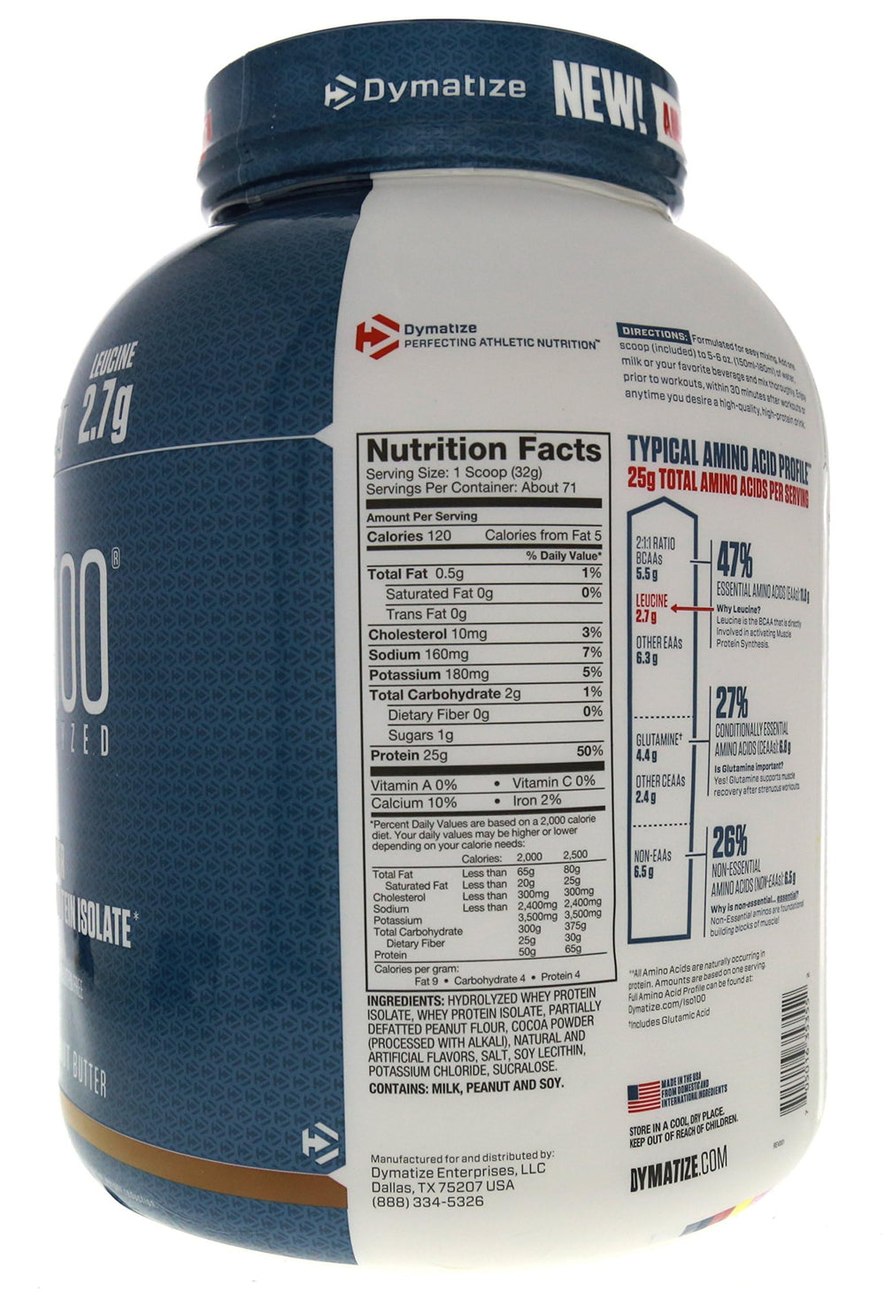 Dymatize ISO100 pancakes recipe idea with chocolate peanut butter flavor
