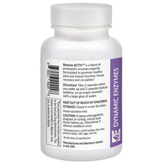 Dynamic Enzymes Restore ACTIV nattokinase bottle, promotes healthy circulation and fibrin metabolism support.
