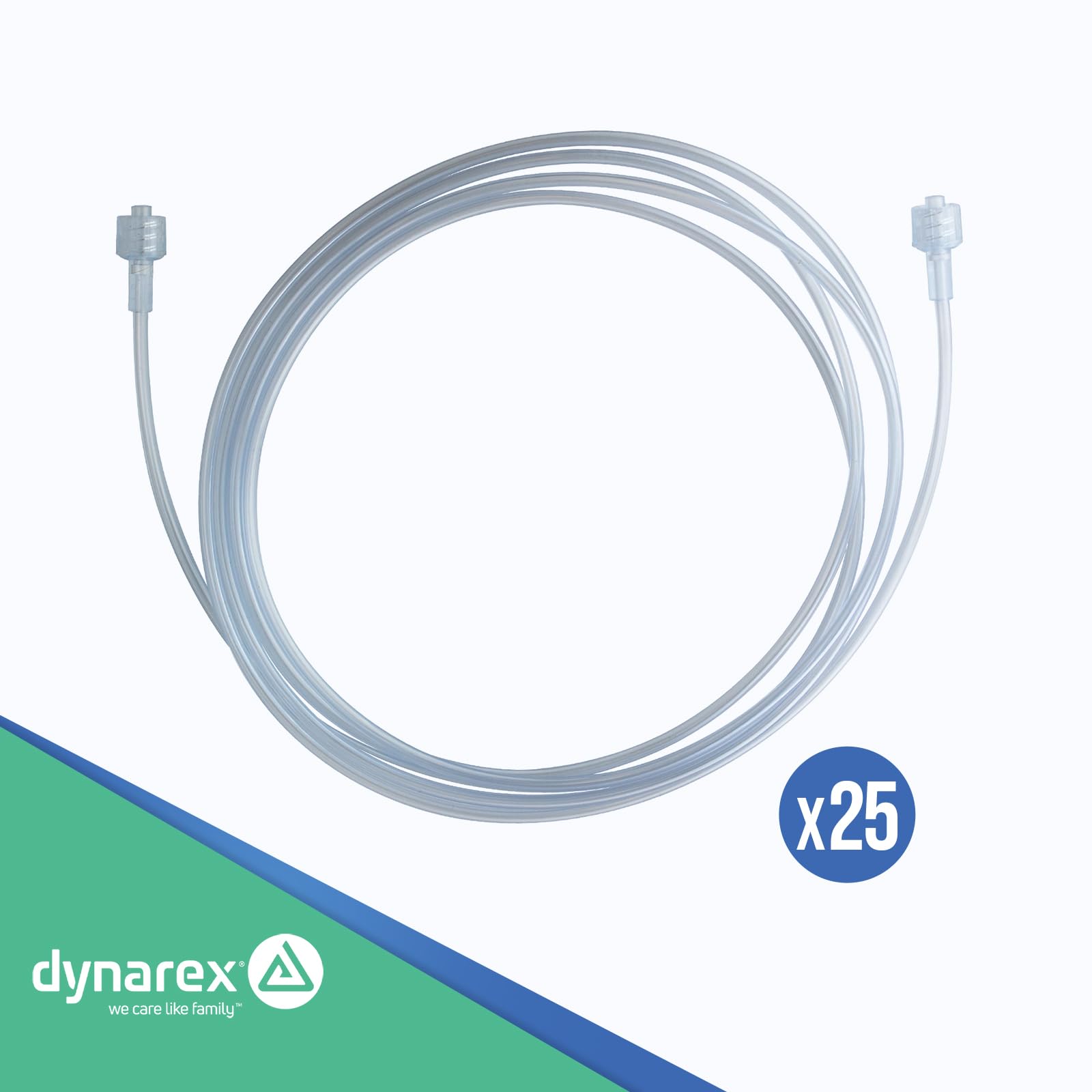 3in-diameter Dynarex sampling line ready for secure attachment