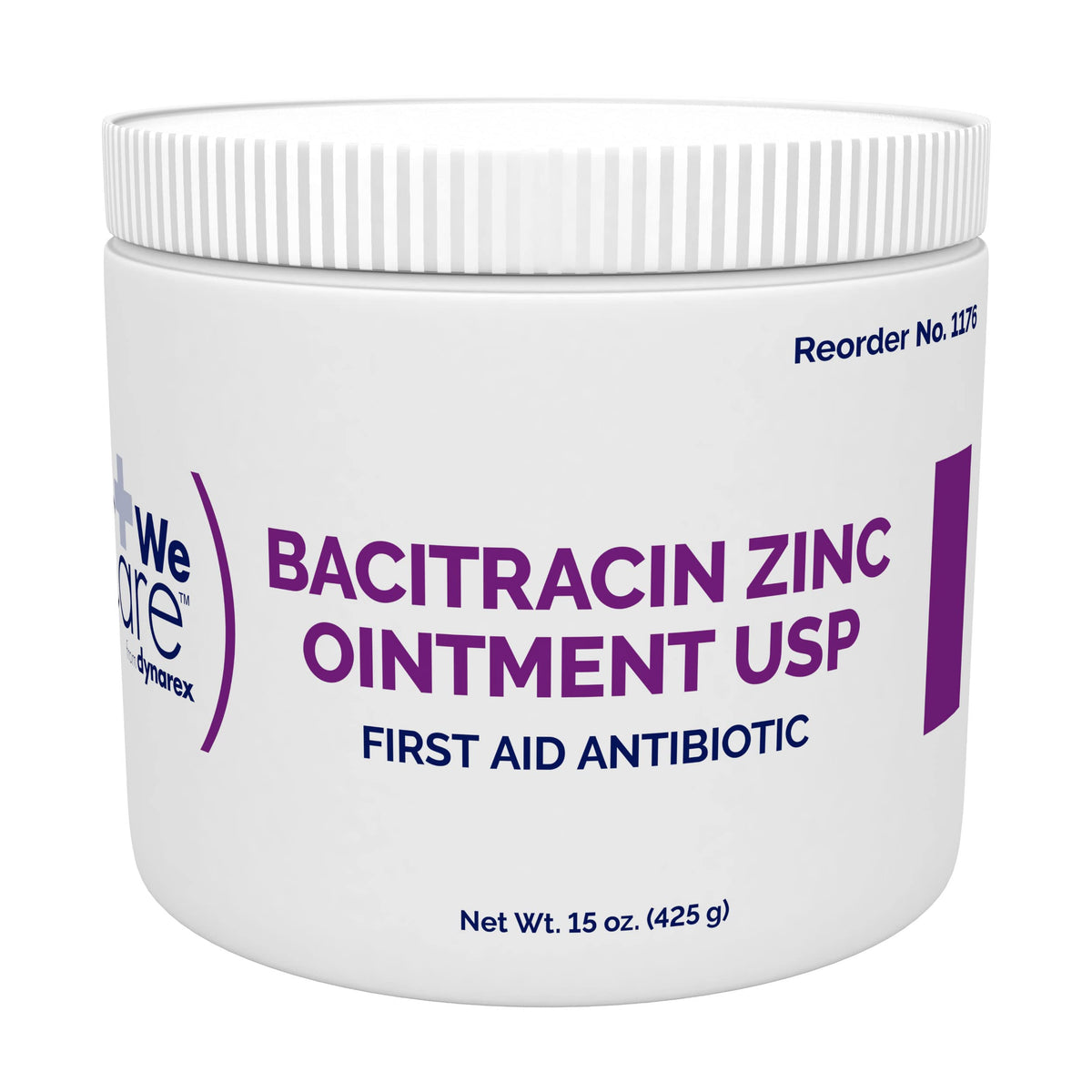 Dynarex Bacitracin Zinc ointment jar for minor wound care
