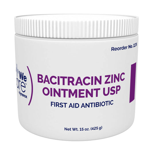 Dynarex Bacitracin Zinc ointment jar for minor wound care