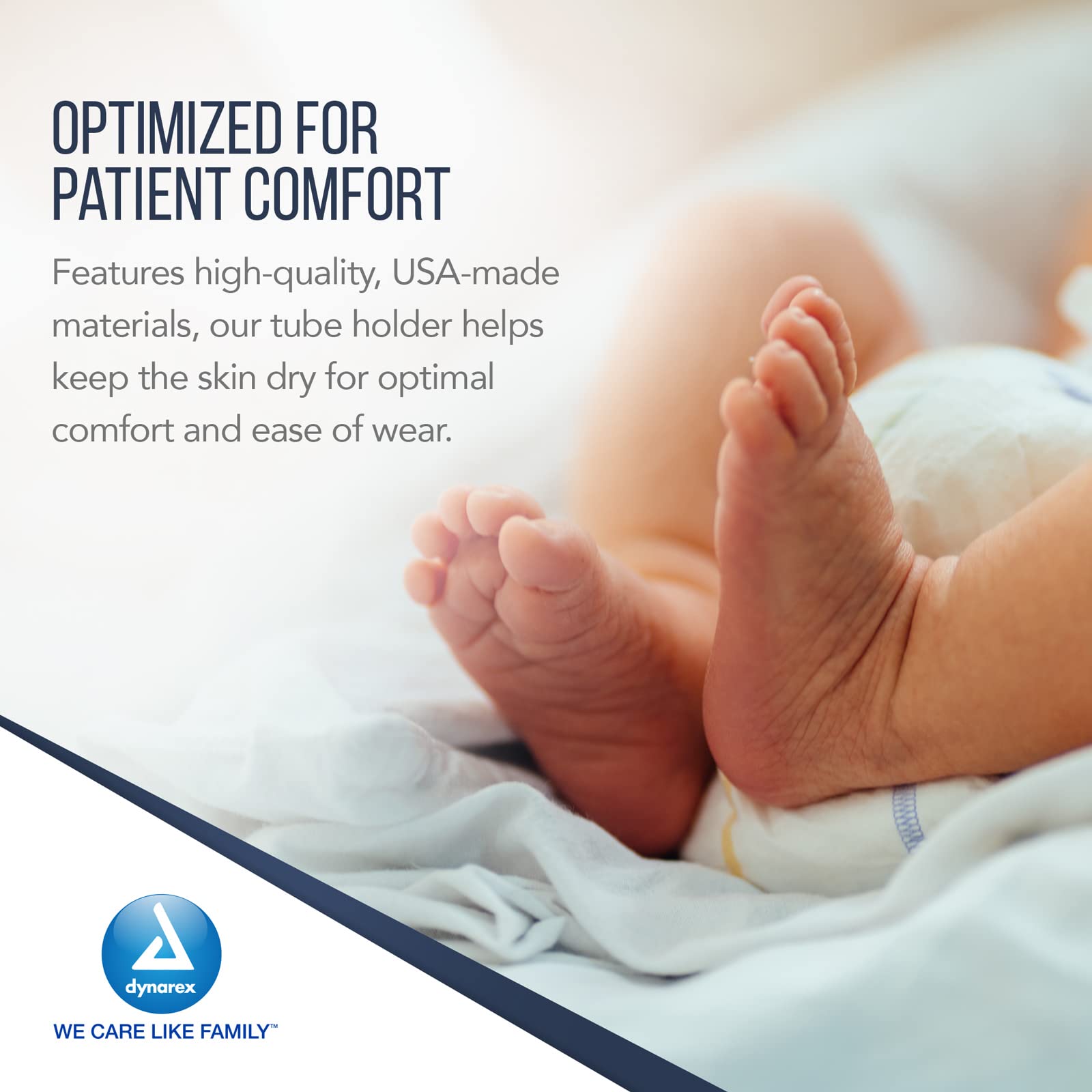 Small size option fits smaller patients with gentle padding.