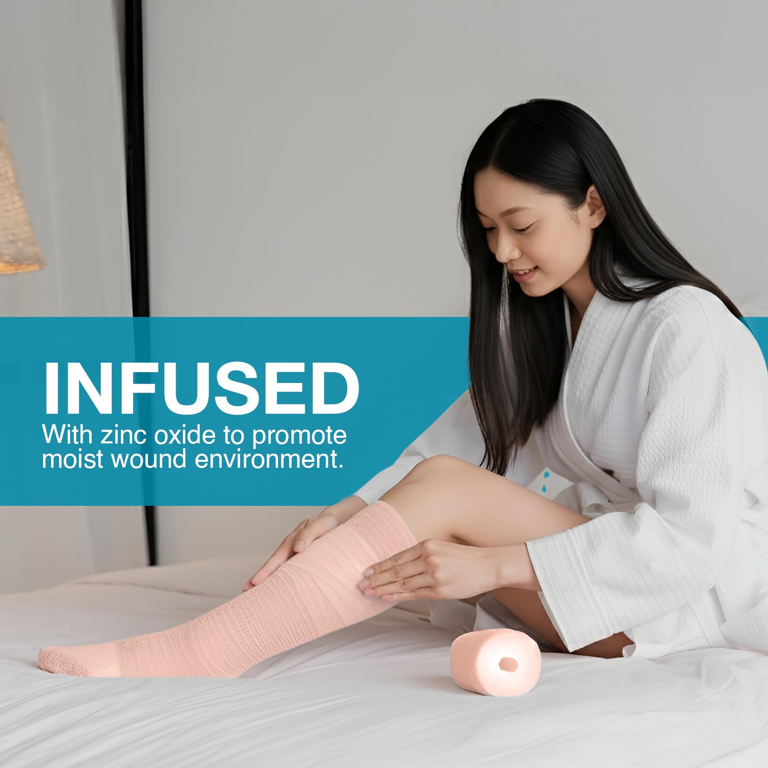 Dynarex Dürma+ Unna Boot with calamine provides itch relief and comfort