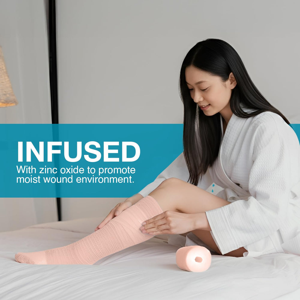 Dynarex Dürma+ Unna Boot with calamine provides itch relief and comfort