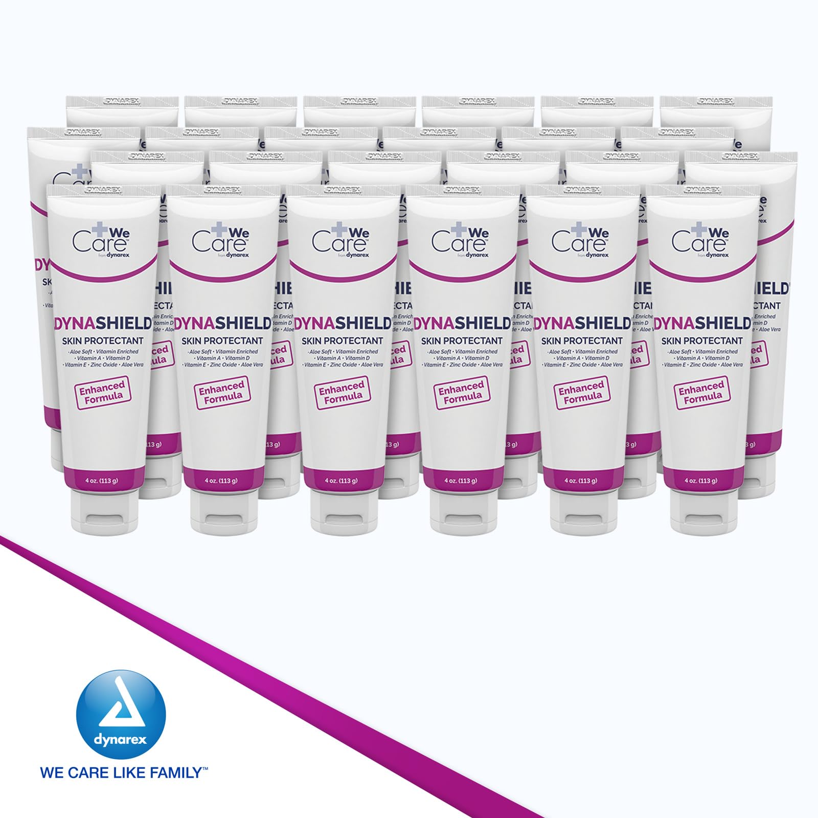 Dynarex Dynashield bulk 24-tube case option for easy stocking.