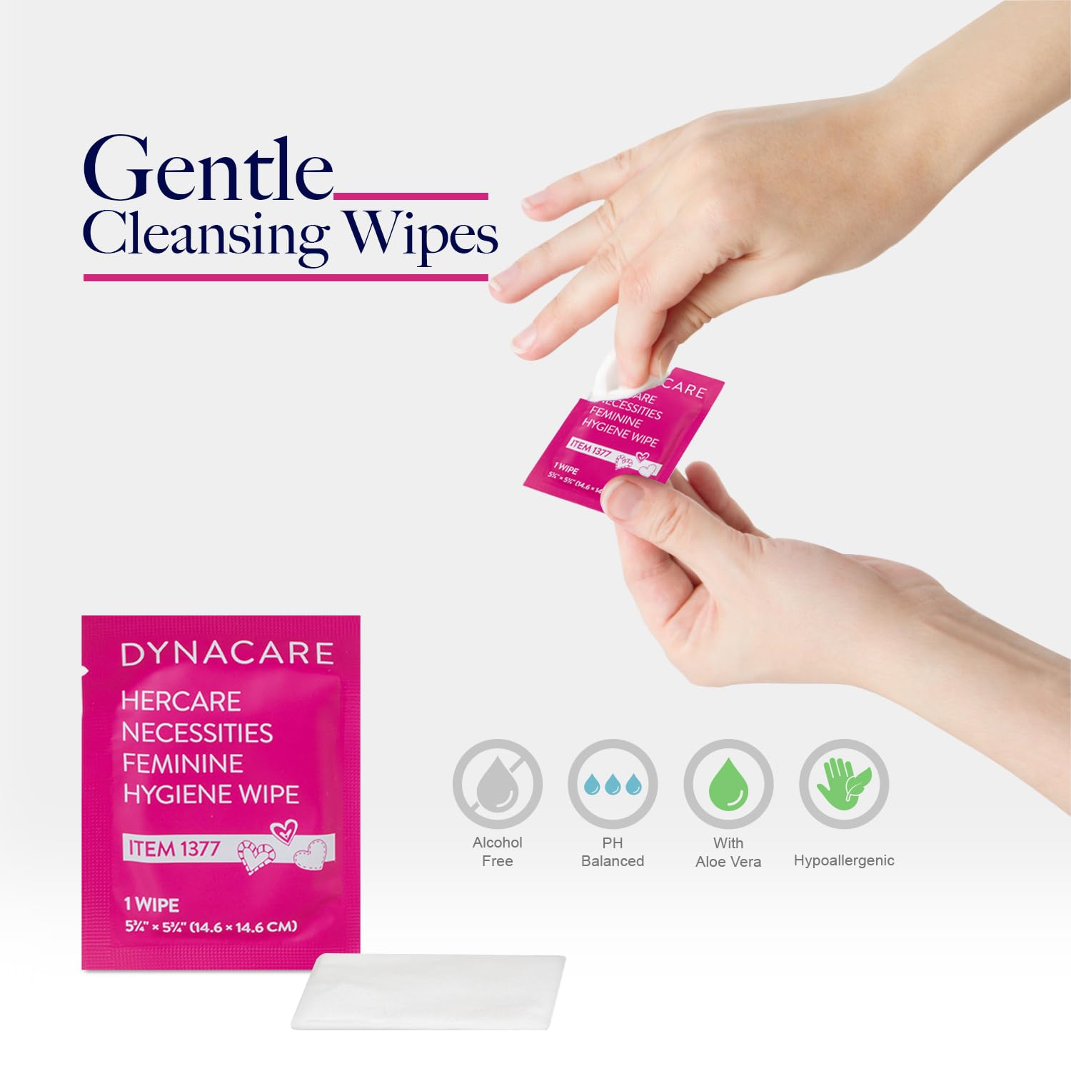 Dynarex HerCare portable period kit ready for work, school, or travel
