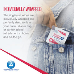 Dynarex obstetrical towelettes for everyday personal hygiene during recovery.