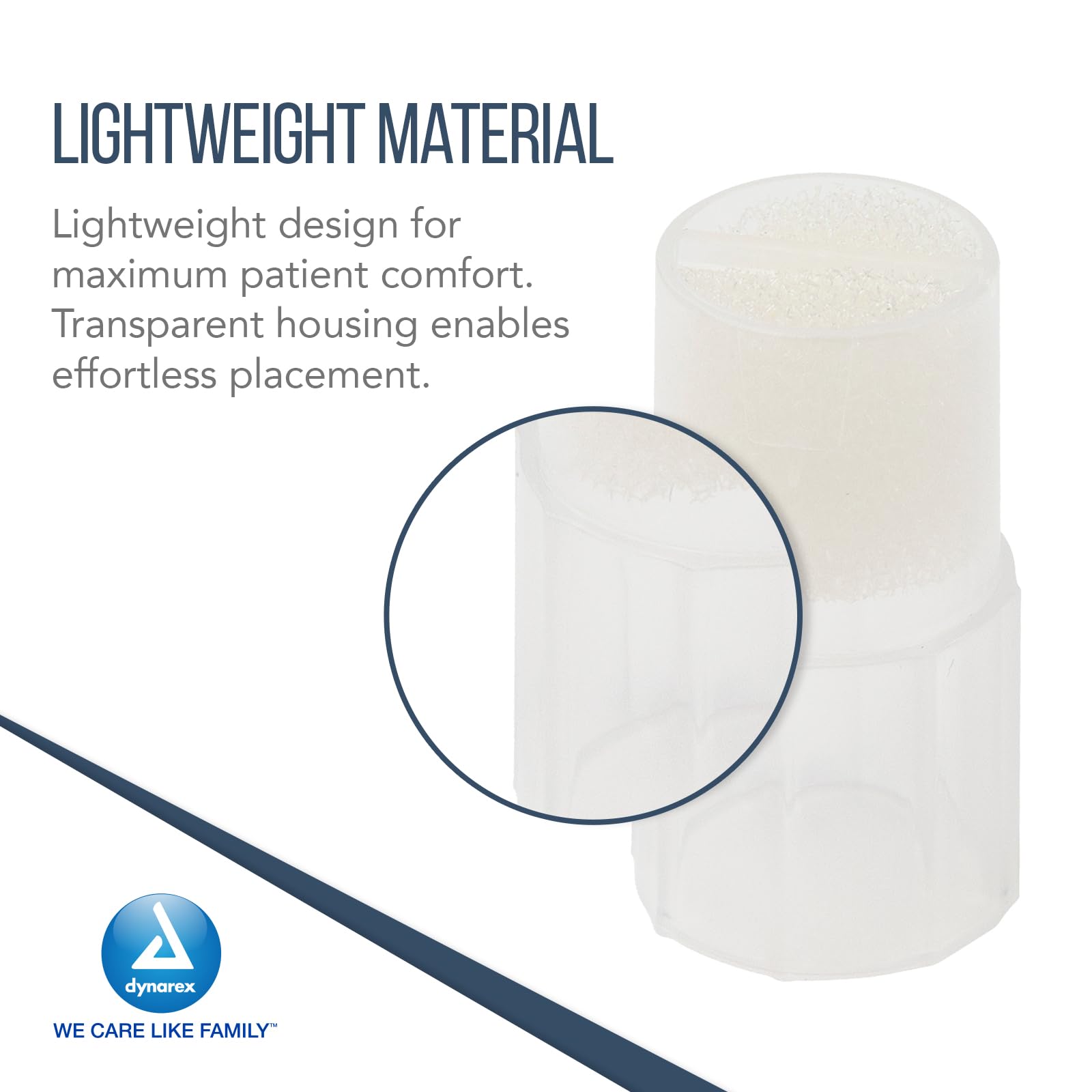 Dynarex Resp-02 lightweight design enhances patient comfort