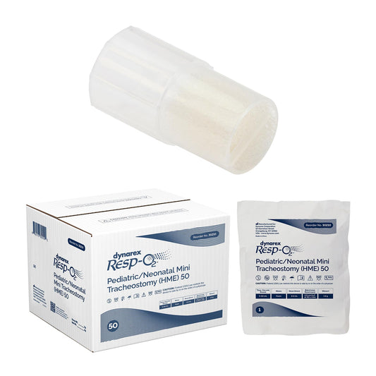 Dynarex Resp-02 pediatric mini-trach HME package ready for clinical use