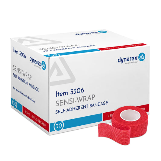Dynarex Sensi-Wrap bandage roll for compact, easy application during activity