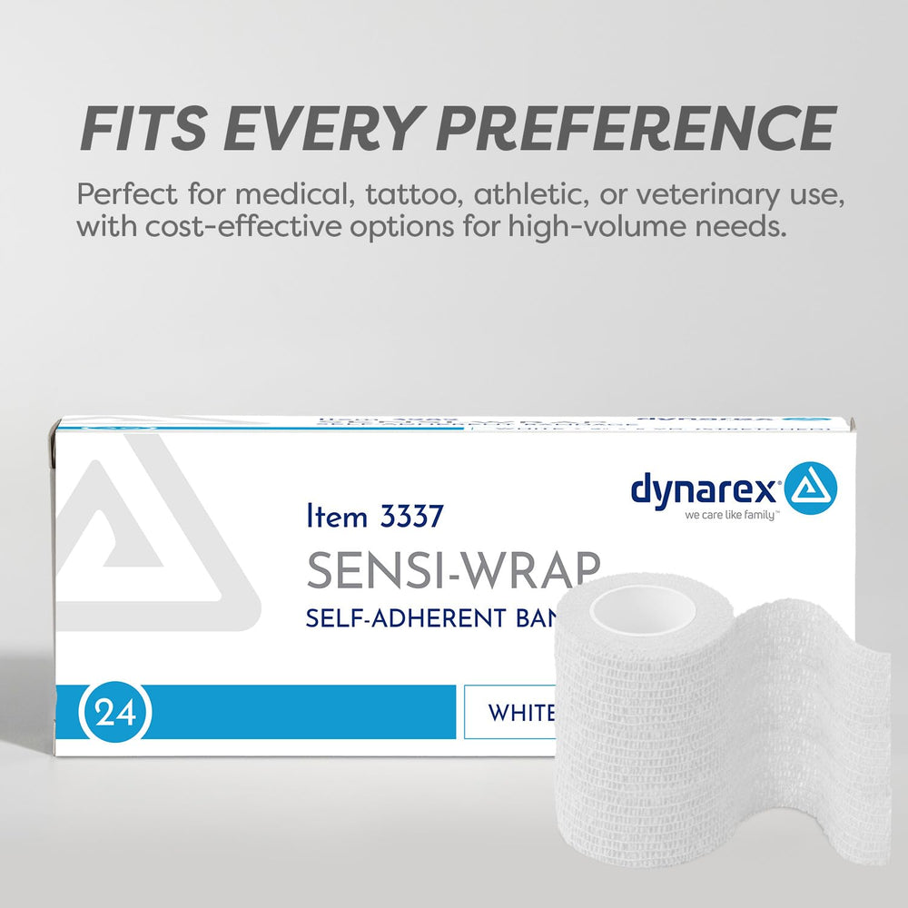 Dynarex Sensi-Wrap tattoo grip helps keep designs clean.