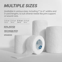 Dynarex Sensi-Wrap 3in bandage supports joints with breathable compression.