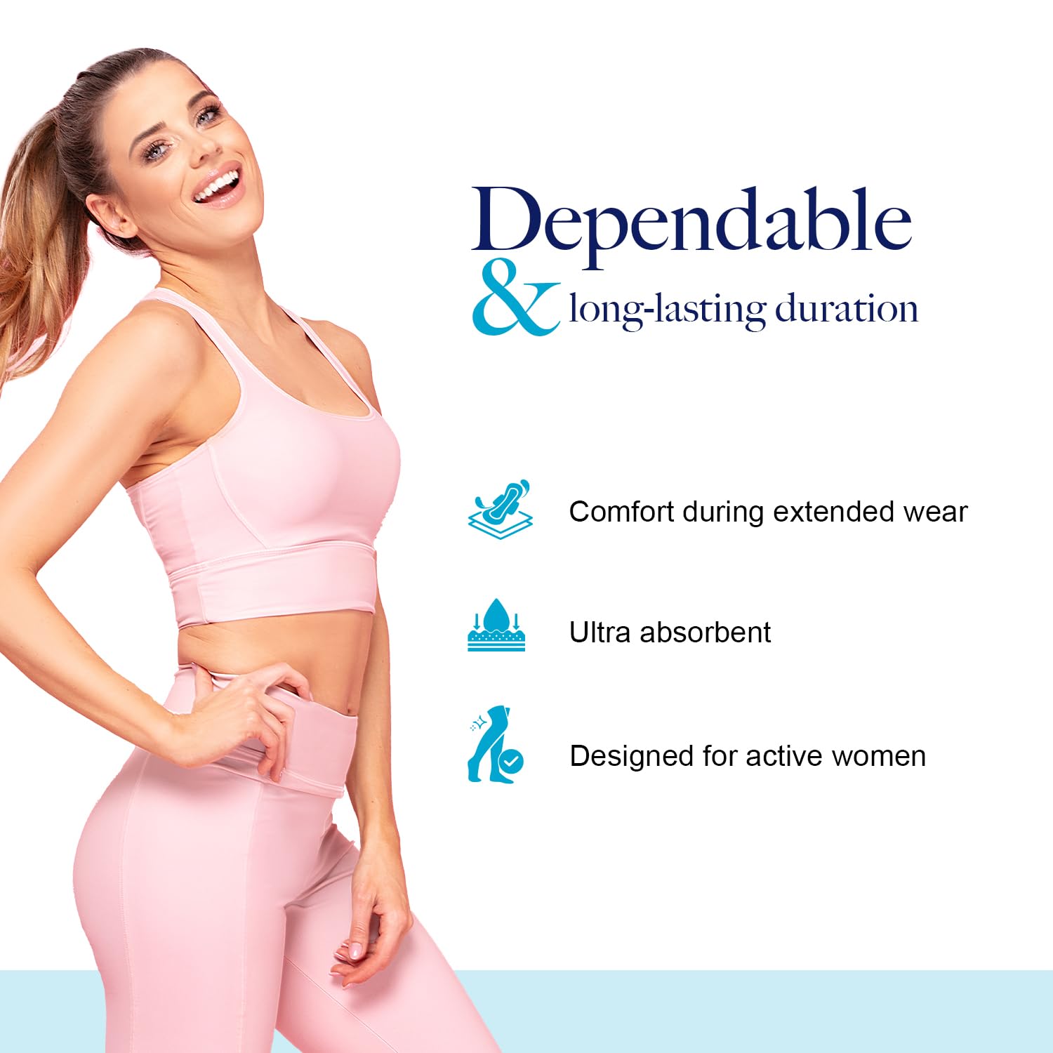 Dynarex Super Maxi Pads with Wings adhesive wings keep pad secure during activity