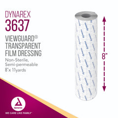 Dynarex View Guard transparent film roll provides moisture barrier for wounds