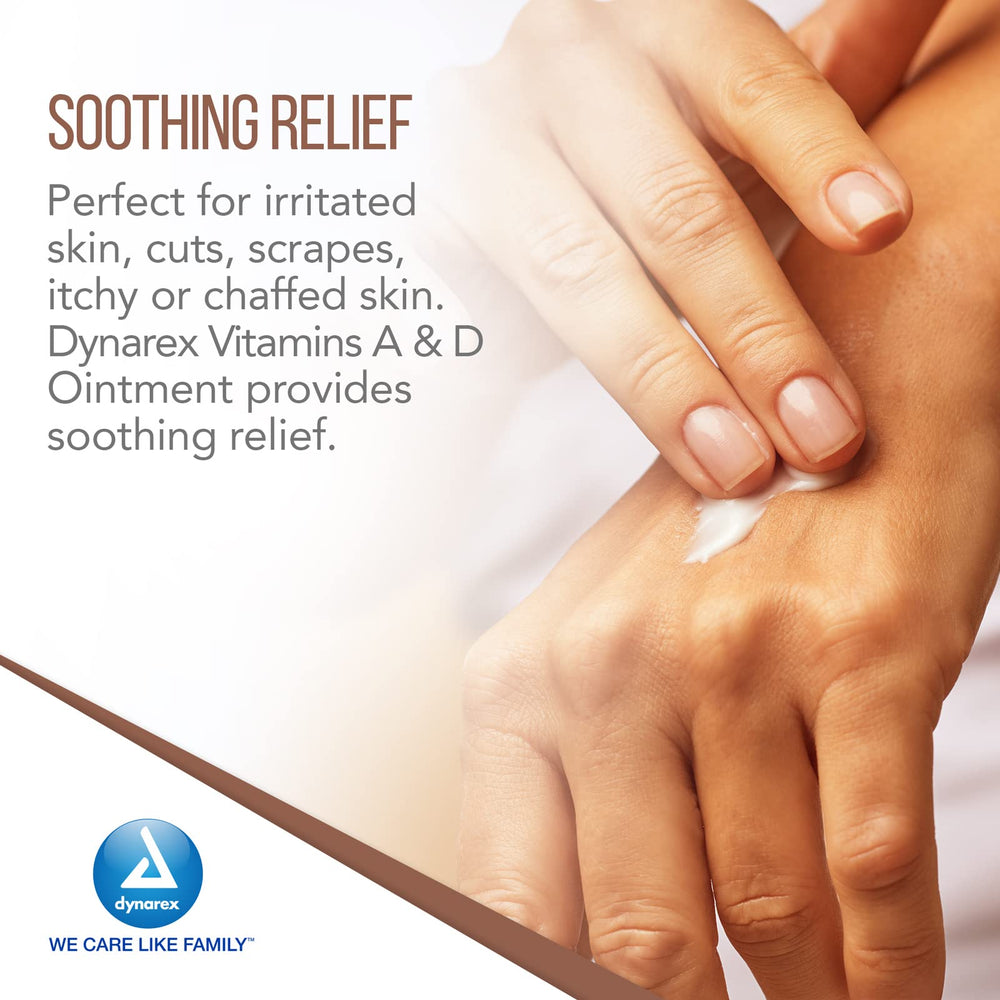 Dynarex Vitamin A&D Ointment applied in post tattoo care.